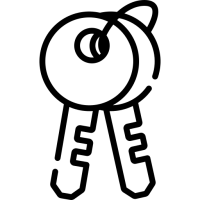 Clé à trou